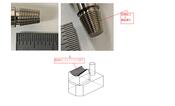 ネジ形状 放電加工 鏡面磨き