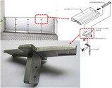 アルミ形材支柱・笠木固定部品