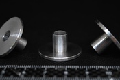 アルミ（A5056）の自動旋盤 CNC旋盤 切削加工 Φ25・治具製品の事例です。