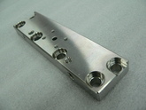 鉄　ブロック形状加工　穴ピッチ精度10ミクロン　　産業機械部品　Dura Vertical 5060