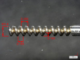 Φ0.4 ピンのピッチ溝加工 微細ネジ加工 【精密金型加工】