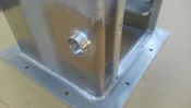アルミ厚板　TIG溶接　機械加工