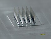 医療 マイクロニードル 微細切削加工 （ 円錐 剣山 形状 ） Micro needle 25pcs diameter φ0.1 