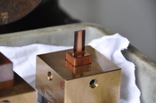 放電加工用電極製作　銅　マシニング加工