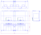 【専用機設計・製作】撹拌処理槽【AutoCAD】