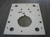 加熱プレス用断熱板　断熱材・耐熱材　ミオレックスPMX-573　マシニング加工