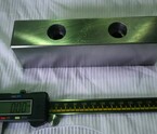 S45C　調質材　プレート　硬質クロムメッキ　バフ研磨　熱交換器メーカー部品