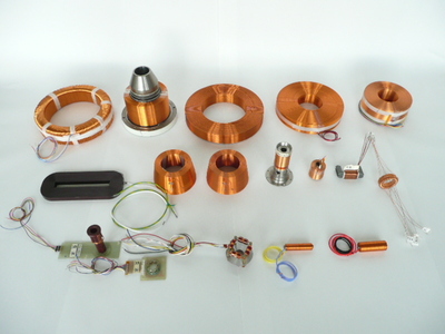 コイルユニット（磁気センサー、リニア駆動、電磁石、電子ビーム、プラズマ）