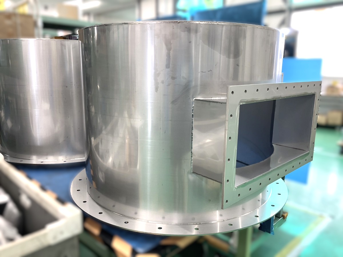 【大型ダクト　溶接製作品】