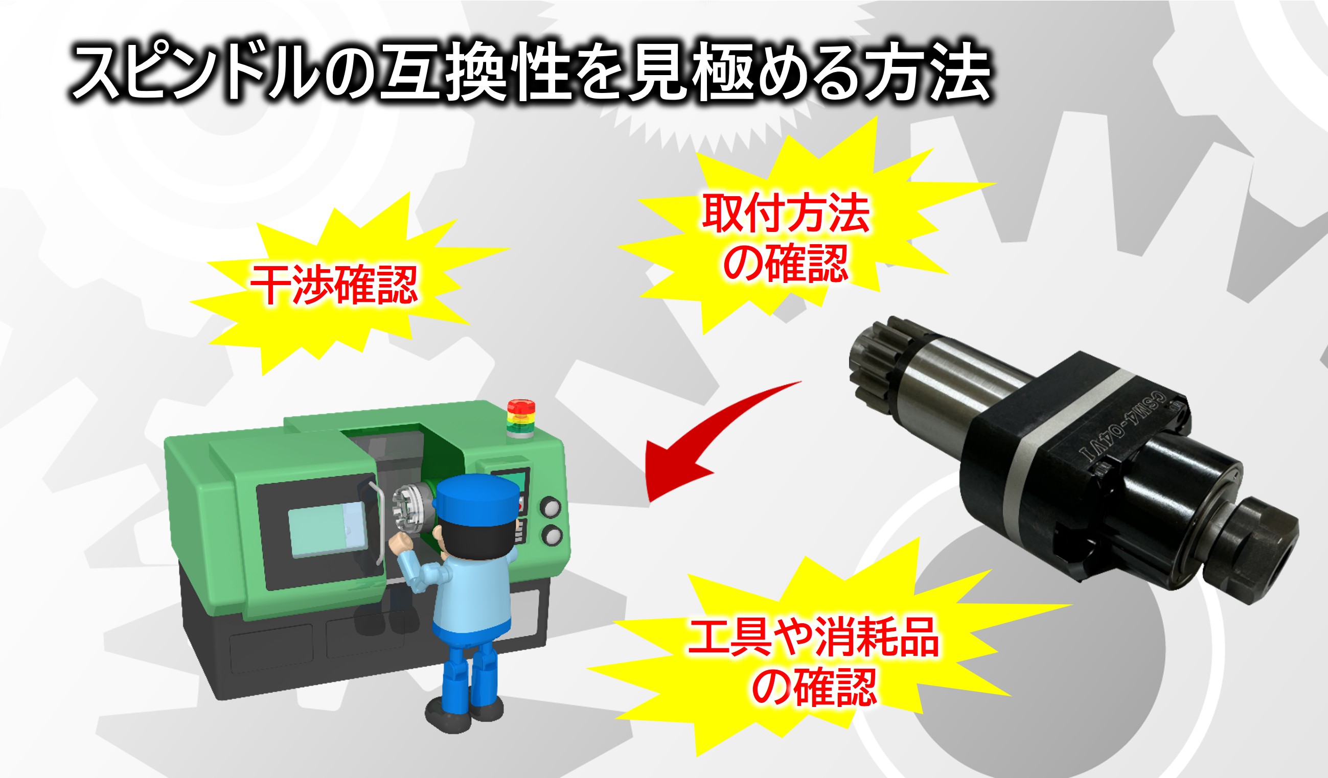【スピンドルの互換性を見極める方法】 適合確認の手順と注意点を徹底解説！
