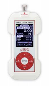 角度検知機能搭載・特許取得のハンディフォースゲージ「New HF Series」―JCSS校正対応・トレサ3点セット標準付属