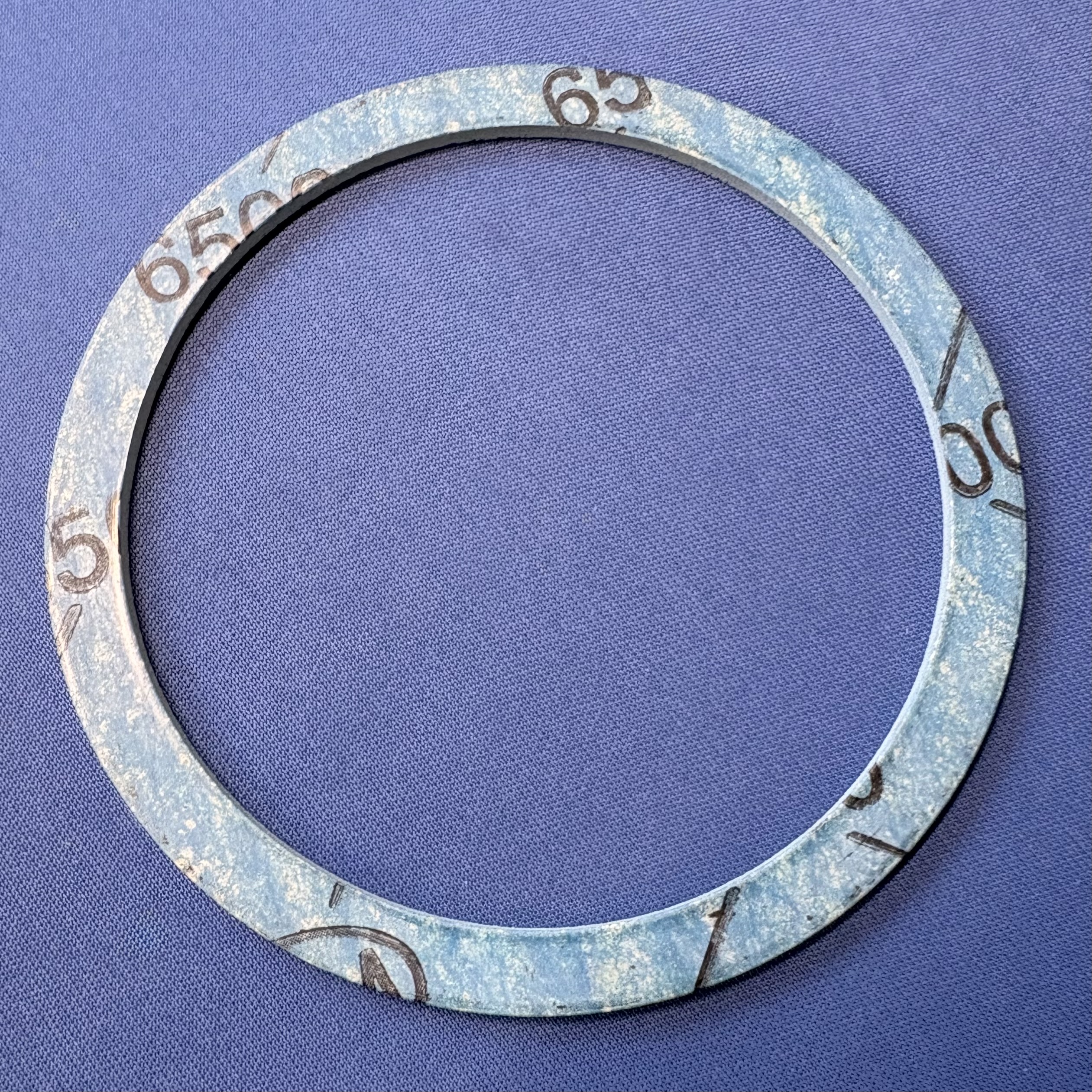 ユニオンパッキン　V/#6500　厚み2mm　特注・オーダー製作対応可能