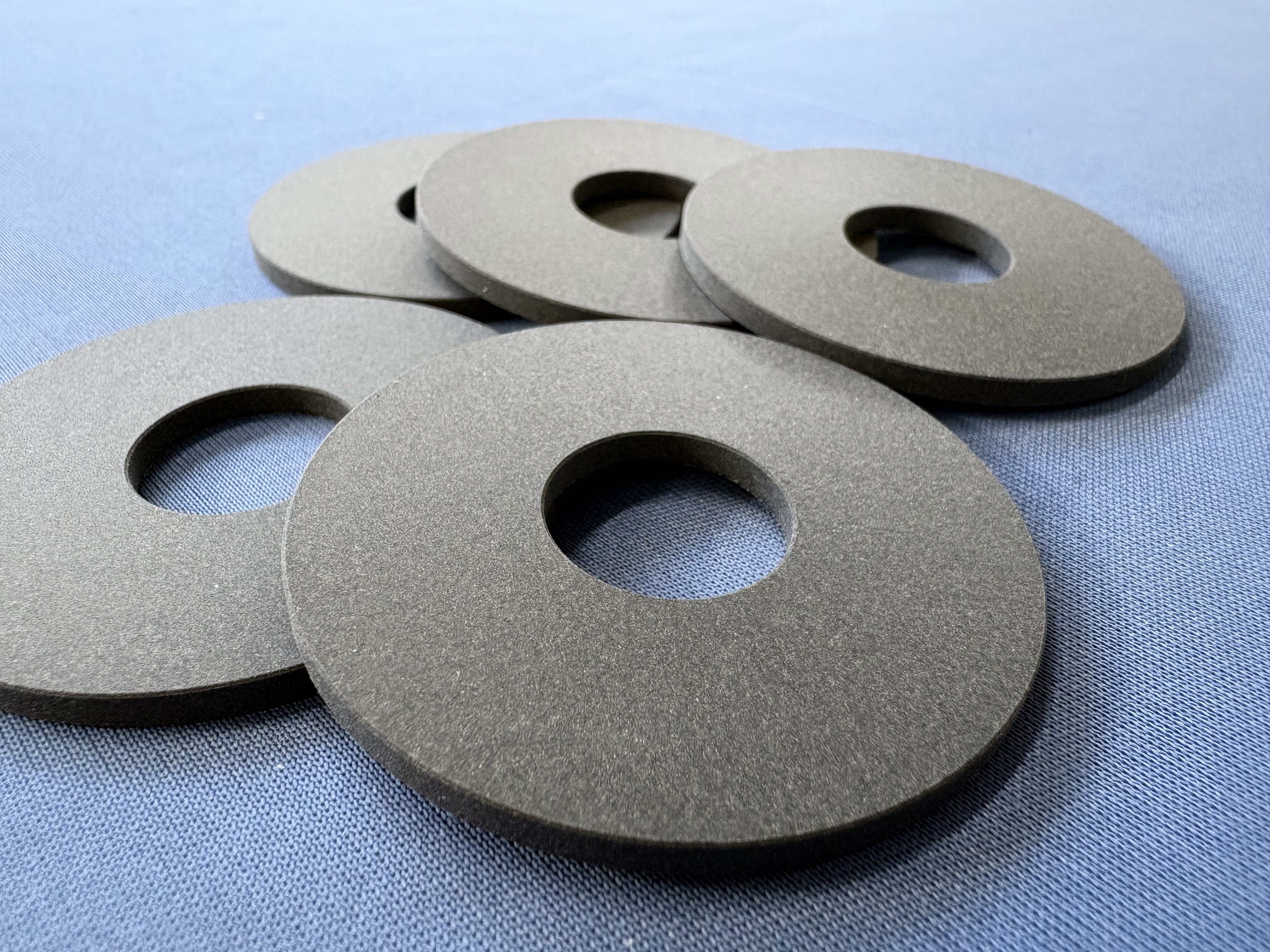 カーボン入PTFE　ガスケット製作　特注・オーダー製作対応可能