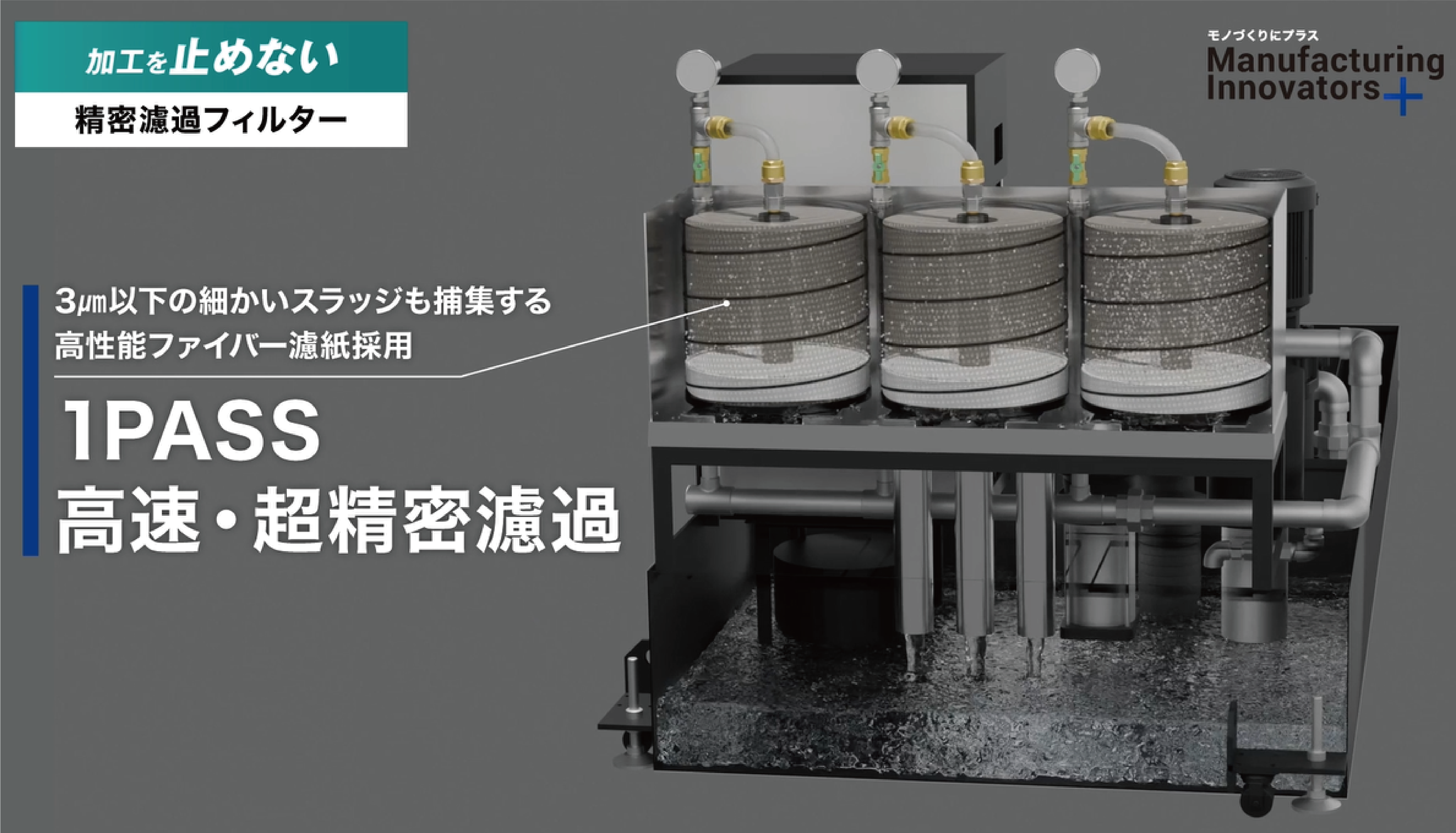 工作機械の性能を最大限引き出す！究極の濾過システム