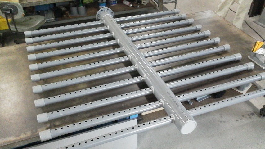 散水管 塩ビ管ストレーナー加工品 ヘッダー管 塩ビ管溶接加工品 愛知 三重 栃木 埼玉 福岡 株式会社 宮田工業所