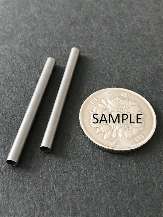 医療用部品として新規開発 シームレスチタンパイプ 株式会社遠藤製作所 メタルスリーブ事業部